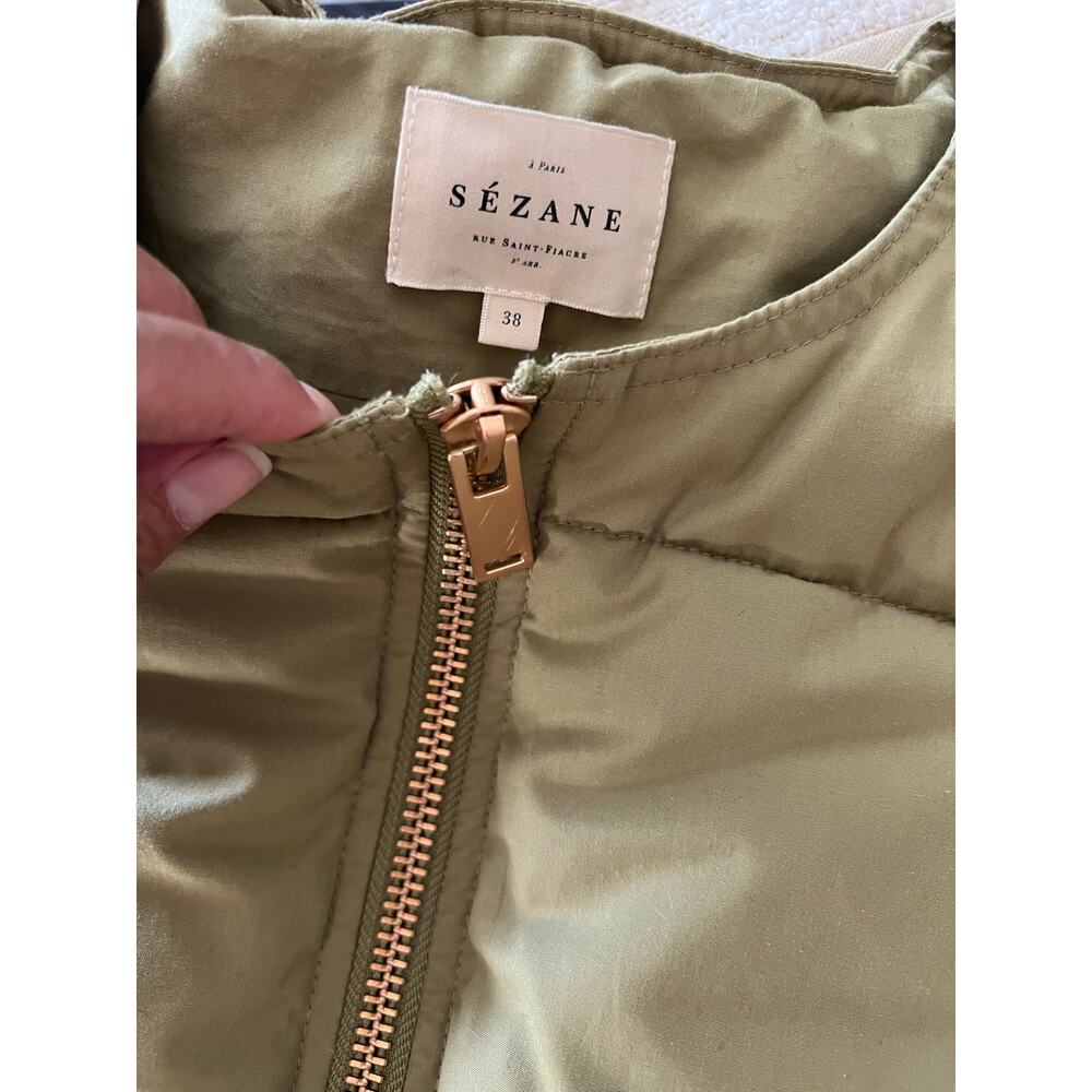 La Maille Sezane Enrica Jacket in Khaki Size 38 / US 6 / M✨ - Picture 6 of 11